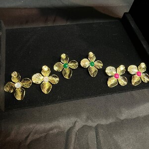 Flower earrings