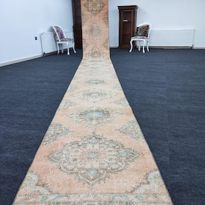 2x24,Runner Rug, 2x24,Vintage Runner, 2x24 OUSHAK VINTAGE RUNNER Rug, 2x24, Vintage Runners, Turkish Handmade Rug, Rugs 2x24ft
