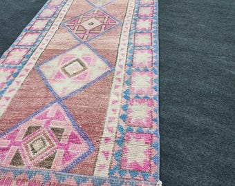13ft Vintage HERI RUG, Tribal runner, 13 14 15ft Hallway rug , Area rug, Handmade Corridor runner, Handwoven kitchen rug, free shipping