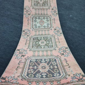 20ft Vintage Herki Rug Runner Orange Rug Tribal Runner Handmade Rug Runner Home Decor Decorative Rugs Farmhouse Rug