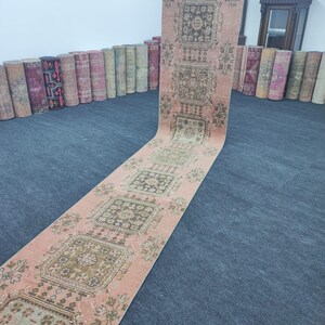 20ft Extralong Herki Rug Runner STAIR RUG RUNNER Vintage Rug Runner Herki Runner Orange Rug Runner 3X20ft Rug Runner