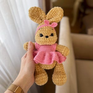 miffy pink dress Miffy Pink Dress 16" Rabbit Plush Toy GS0724 Round1 Round 1 Stuffed Toy