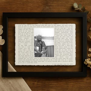 Mother of the groom Gift- Framed picture of groom and mom, Personalized Frame for mom, mother-son Dance, Song Lyrics custom, groom-mom Dance