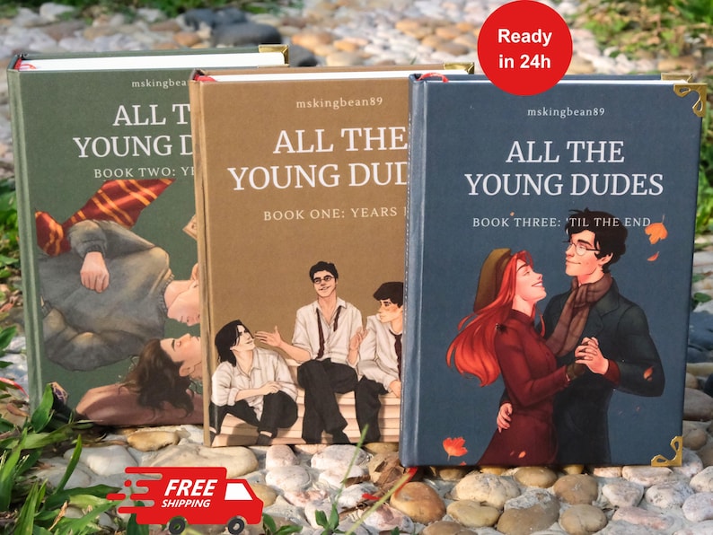 All The Young Dudes 3 Volume Hardcover Book Set Handmade Collector’s Gift Edition