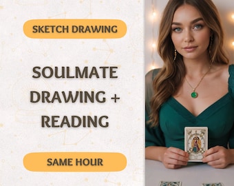 Soulmate Drawing, Psychic Future Soulmate Reading, Who Is My Soulmate? Draw My Soulmate, Future Husband/Wife Sketch, Love Tarot Reading