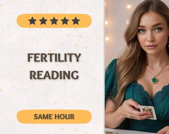 Fertility Reading, When Will I Get Pregnant? Pregnancy Reading, Baby Gender Prediction, Conception Reading, Pregnancy Insights, Same Hour