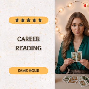 Same Hour Career Tarot Reading, Detailed Psychic Career Reading, Accurate Career Predictions, Job Reading, Money and Finance Reading