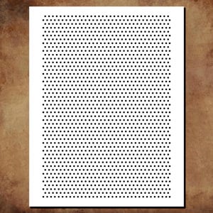 Dot pattern Stencil Art  Uniform Grid Design for Crafts  DIY Projects