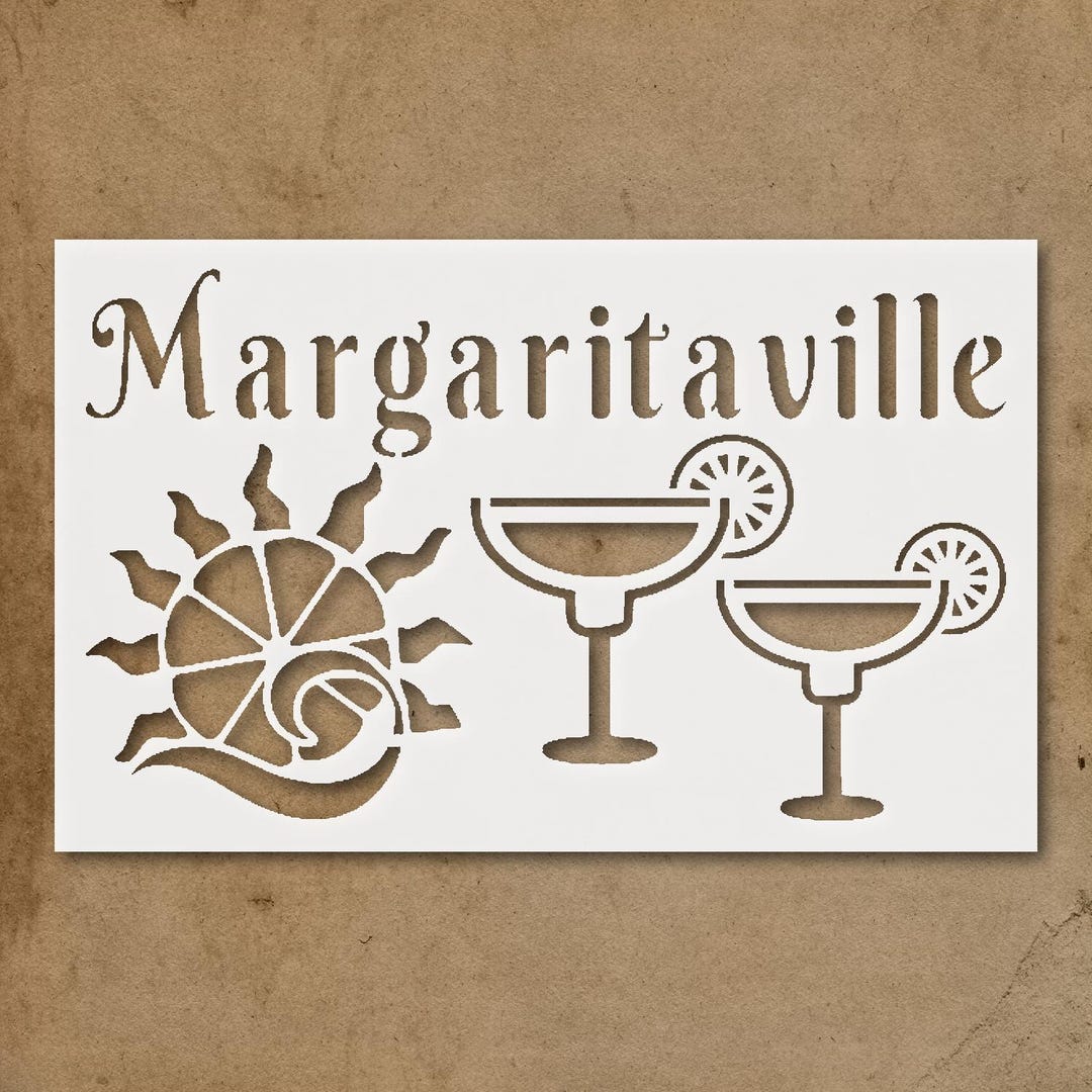 Cocktail Stencil Set - Fun Drink Decor for Parties - Etsy