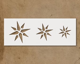 Reusable Star Shapes Stencil Template for DIY Wall Art  Crafts