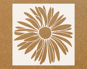 Large Summer Daisy Flower Stencils for Crafting Unique Canvas  Wood Wall Art Projects