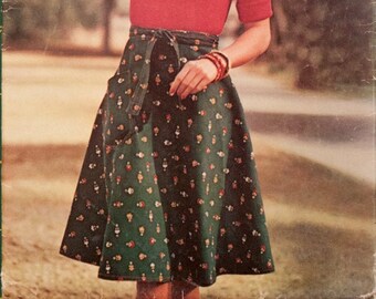 See & Sew by Butterick 5763 misses' skirt pattern, size small, hip 33-34"