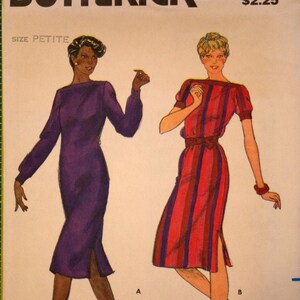 Butterick 3347, Misses&#39; dress pattern.  Size petite (6), bust 30.5&quot;