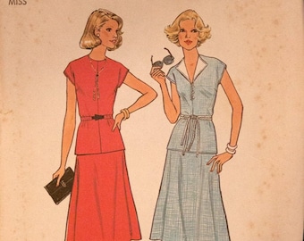 Simplicity 7971 Misses' two-piece dress pattern size 16, bust 38"