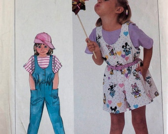 1980s child's jumpsuit and romper pattern Simplicity 7926 size 5-6x