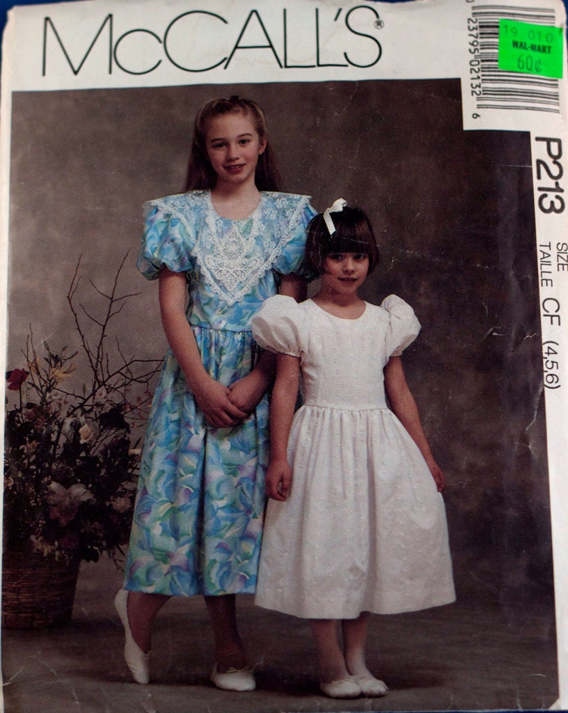 Purple Prom 90s Style Prom Dress 1990s Girls Anniversary Dress Pattern  Mccalls P213 Size 4,5,6 Norway
