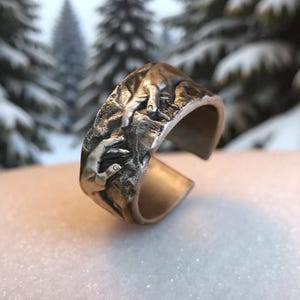 The Hand of God Ring | Retro Silver Gothic Jewelry | Adjustable Open Index Finger Ring | Unisex Statement Accessory | Jewels Emporium Gift