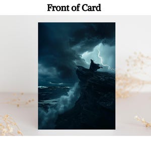 Cartão-presente de apoio para impressão, download inspirador, cartão de agradecimento, eu sou a tempestade, jornada de cura, empoderamento pessoal