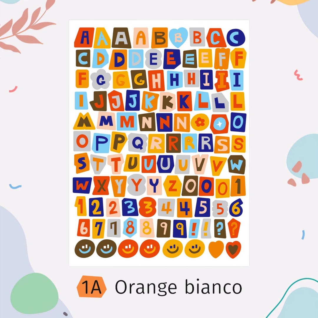 10 Ransom A-Z Ransom Note Stickers – Alphabet & Number Sticker Set for ...