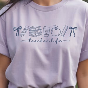 Retro Teacher Life Design: SVG PNG for Sublimation (Digital Download)