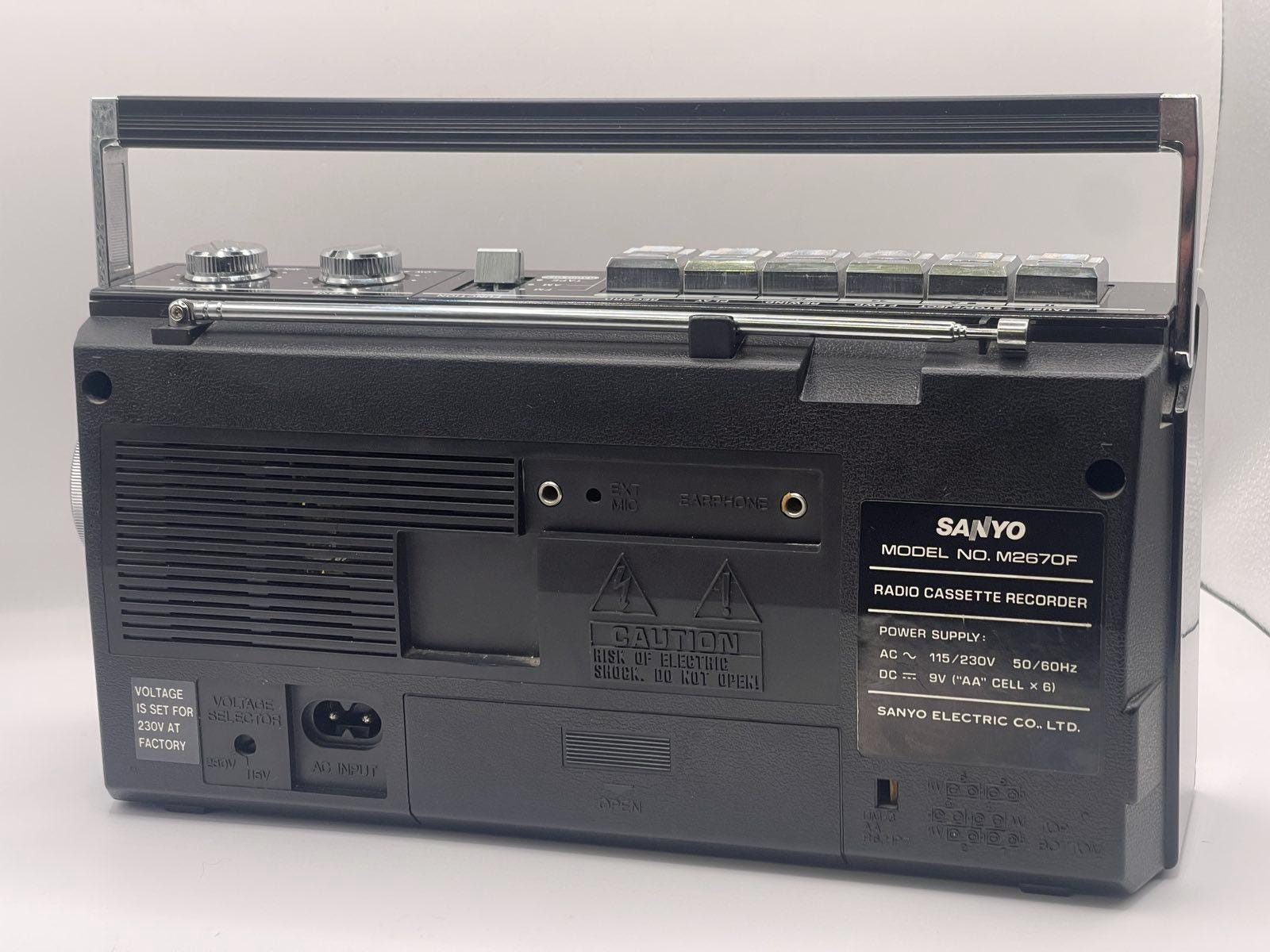 Lecteur De Cassette Rétro Boombox Radio Am-Fm Stéréo Lecteur De Bande