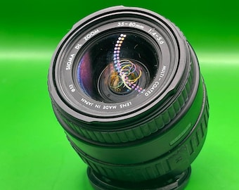 Vintage Sigma DL Zoom Lens 35–80mm – Multi-Coated, Made in Japan
