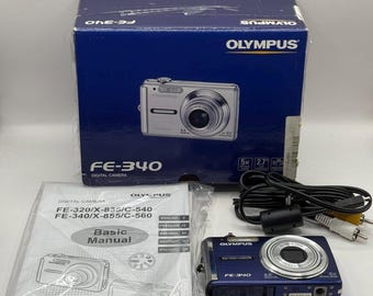 Olympus FE-200: Silver 6.0MP Compact Digital Camera - Etsy