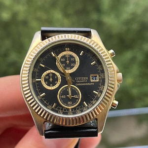 Vintage Citizen Chronograph Quartz Men’s Watch – Original, Fully Working