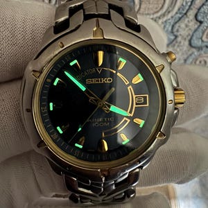 Seiko Kinetic 100m - Etsy