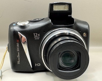 Canon PowerShot SX130 IS Compact Digital Camera – Fully Working, Great Condition, With Case & Cable