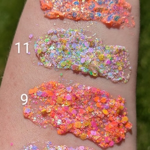 Face and Body Glitter – Festival Glitter, Cosmetic Grade Chunky Glitter, Body Shimmer, Party Makeup, Rave Glitter, Holographic Face Glitter