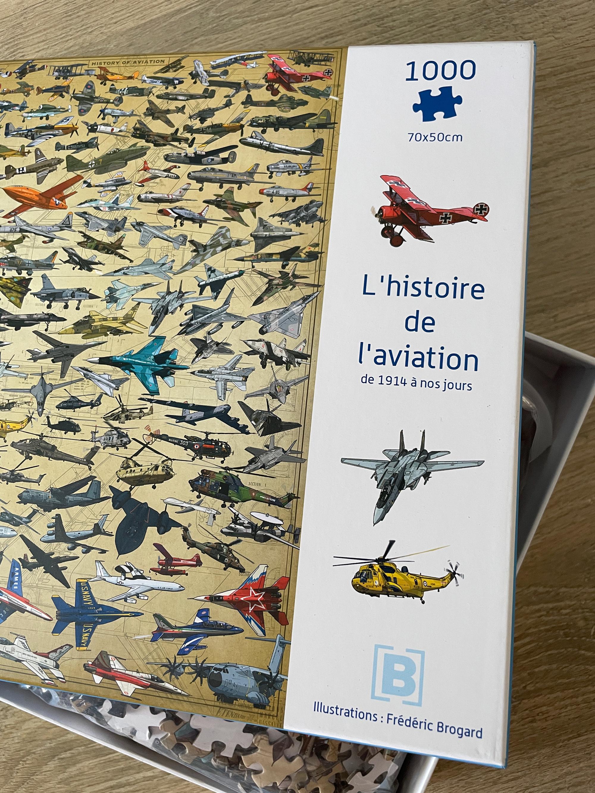 1000 Piece Puzzle “history of Aviation” – More Than 200 Aircraft ...
