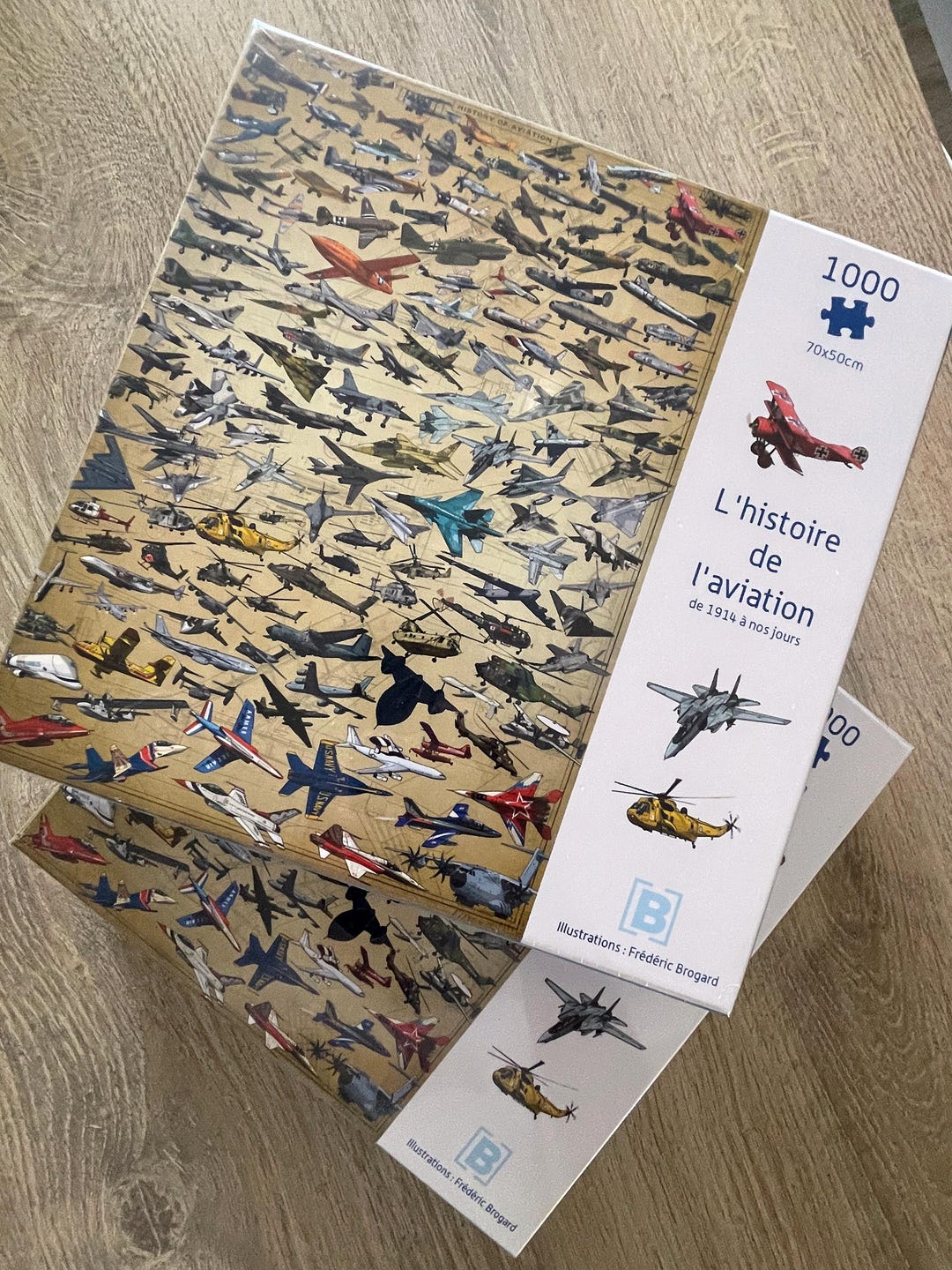 1000 Piece Puzzle “history of Aviation” – More Than 200 Aircraft ...