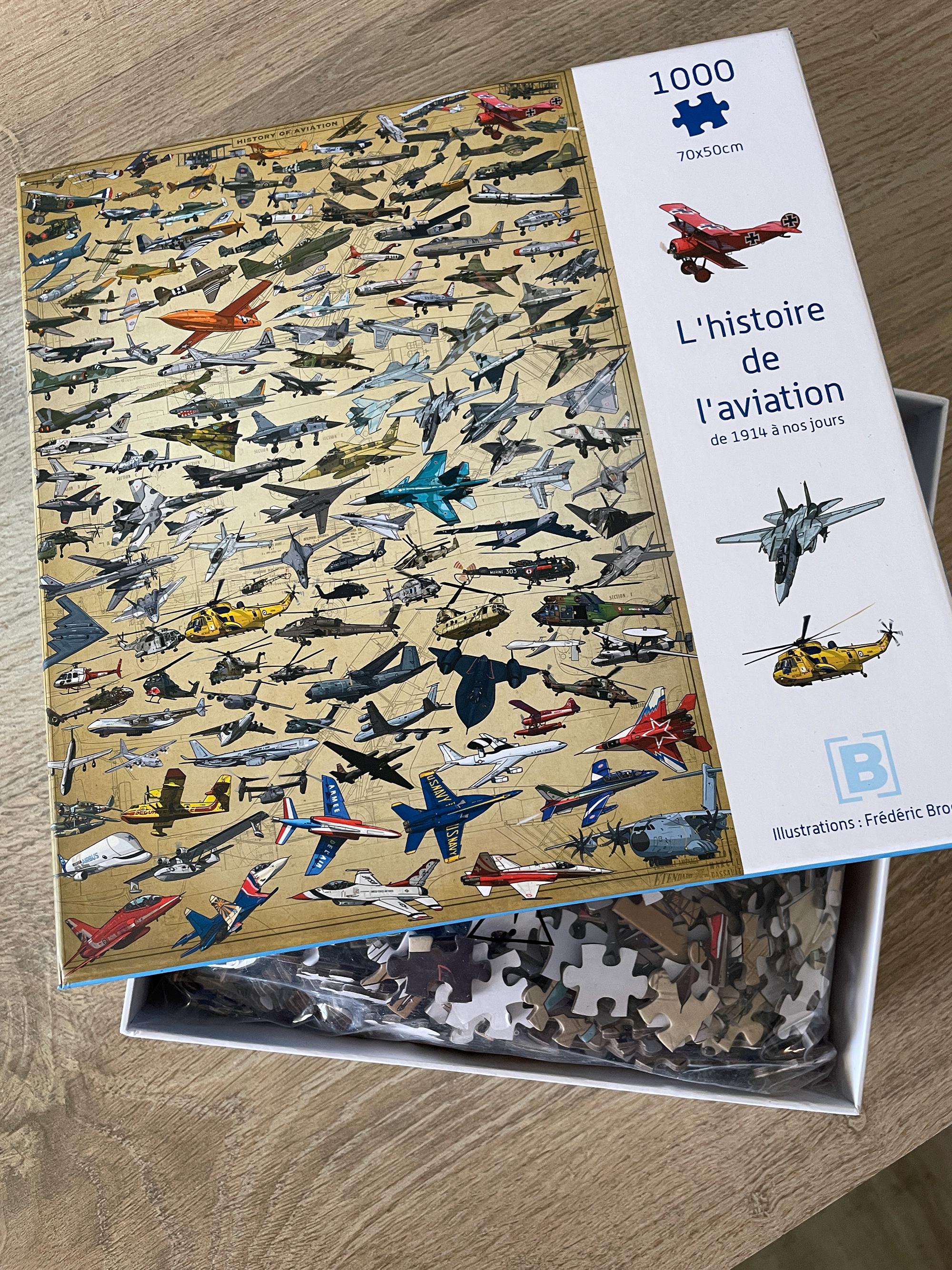 1000 Piece Puzzle “history of Aviation” – More Than 200 Aircraft ...