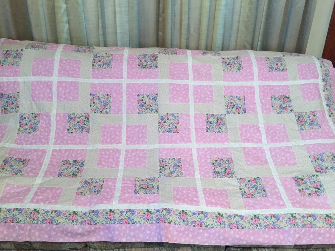 Patience Corner Quilt Top Backing and Bindings Size 86 X 100. Etsy UK