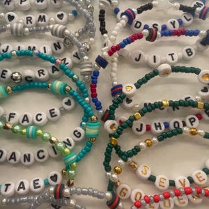 bts rm Jin suga j hope jimin v Jungkook army braclets bt21