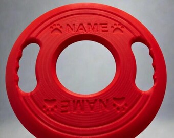Aangepaste drijvende frisbee: voeg de naam en favoriete kleur van je huisdier toe | Pootvast