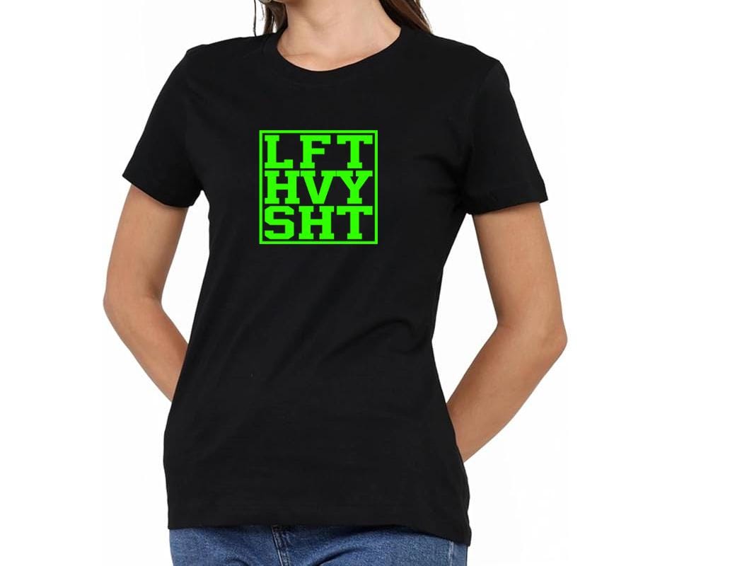 Fitness T-Shirt: Black Cotton Gym Tee - Unisex Design
