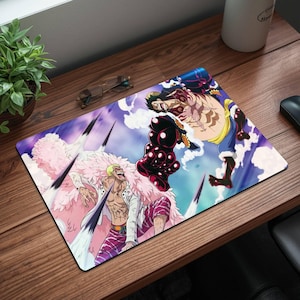 Epic Anime Duel TCG Playmat | Villain vs Hero Card Game Mat for Trading Cards