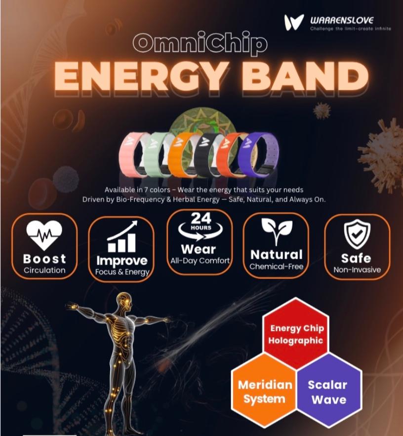 Warren Slove Omni Quantum Boosting Chip Energy Band: Holistic