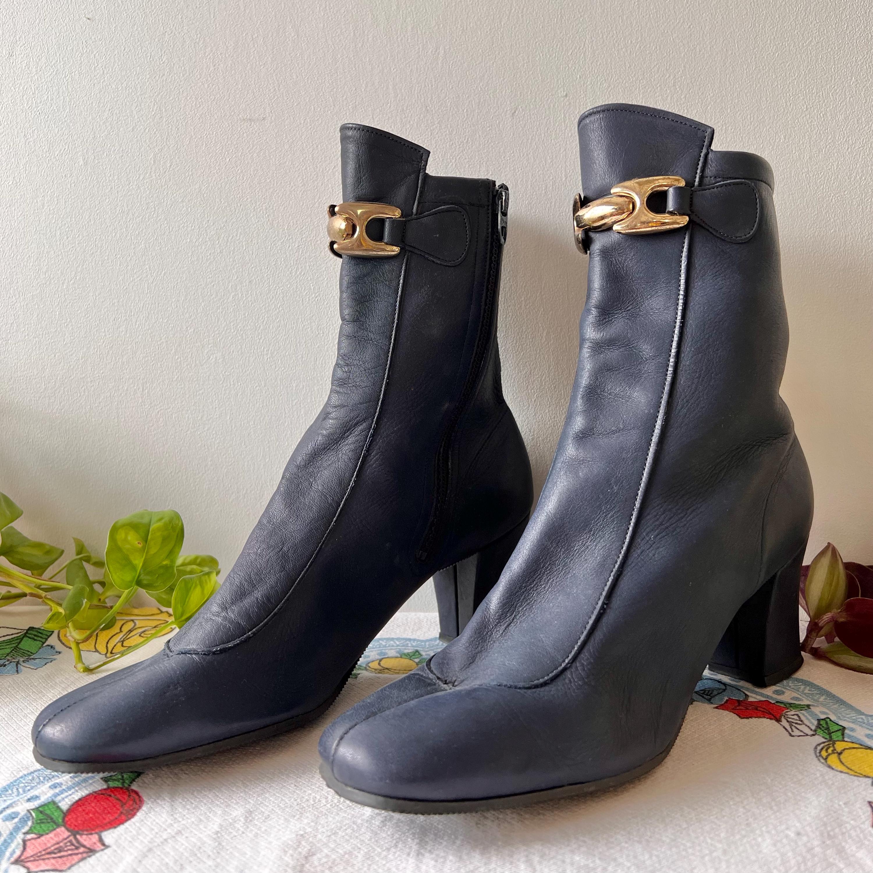 Vintage Gucci Boots - Etsy
