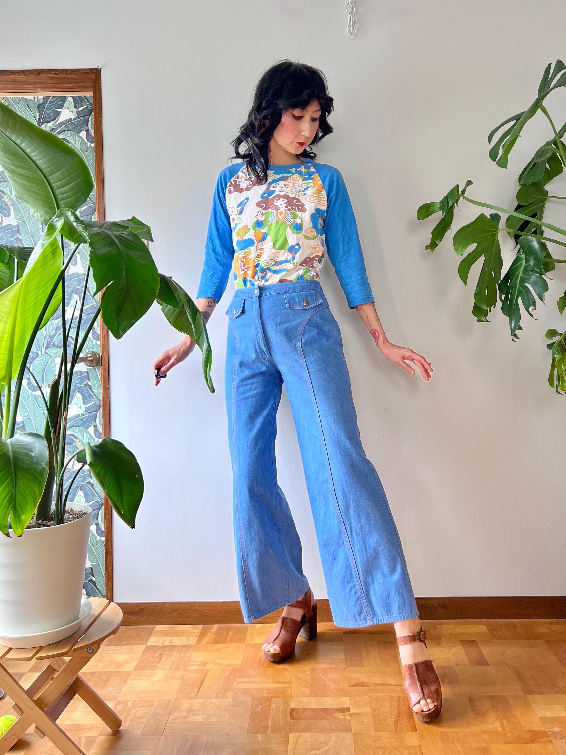 70s Flare Jeans - Etsy Canada