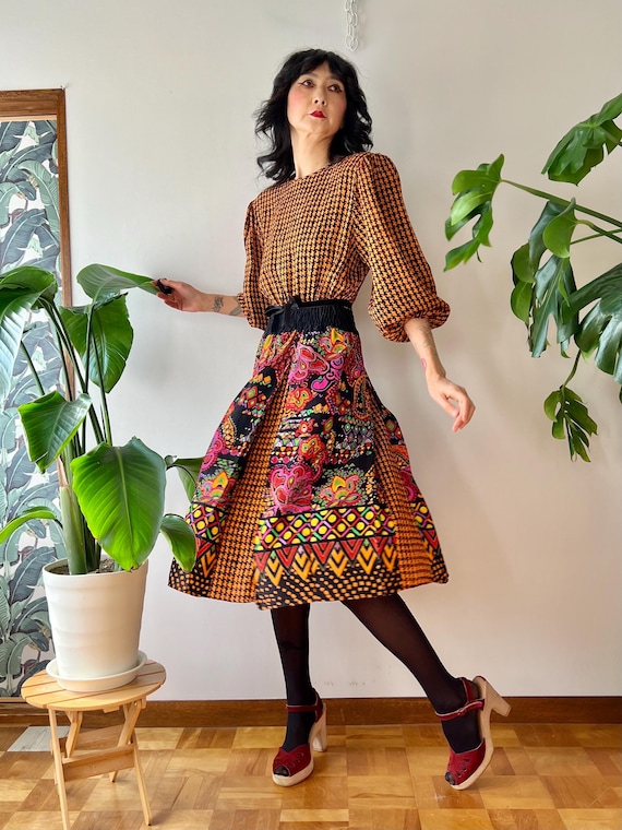 diane freis silk dress 80s Diane Freis Silk Dress | XS-S