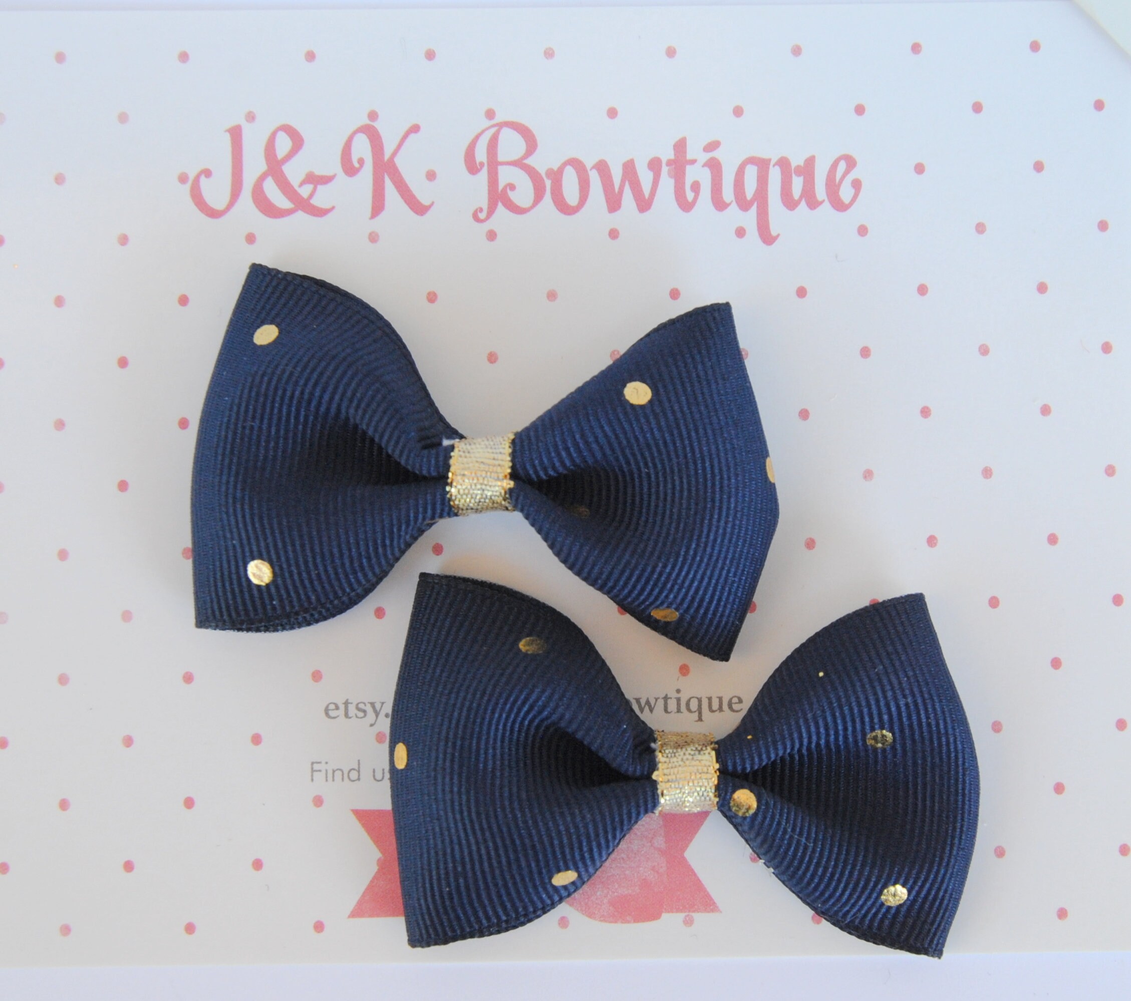 little bow hair clips