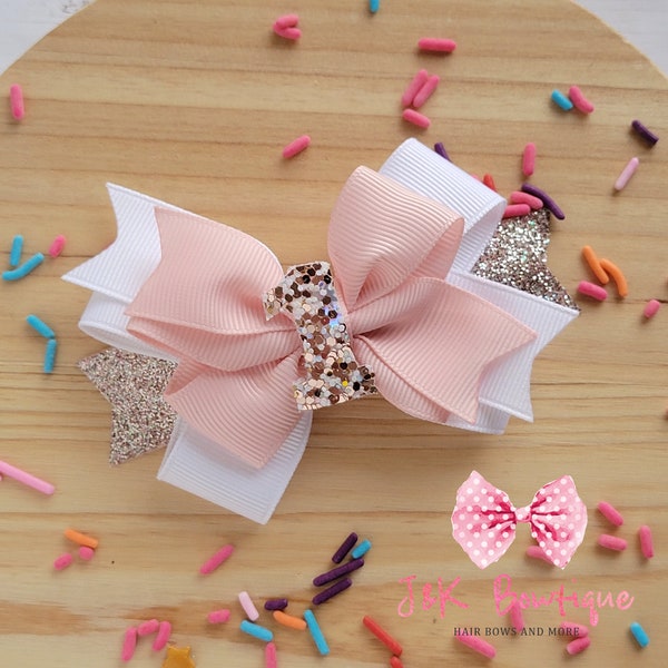 Blush Pink Bow for Hair Etsy