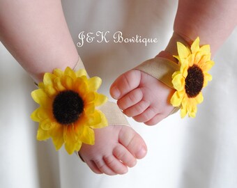 baby girl yellow sandals