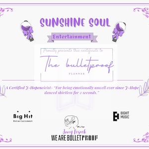 Buono regalo BTS ARMY – Con J-HOPE (Jung Hoseok) / Download digitale / Regalo per fan K-Pop / Edizione Festa 2025 / file png / file pdf