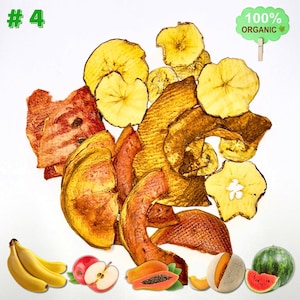 25 Slices | Dried Fruit Mix – 5 Premium Fruits | No Sugar | Natural & Healthy Snack #4