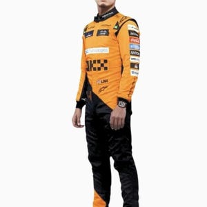 Mclaren 2024 F1 Go Kart Racing Suit Free Gift (Balaclava) CIK/FIA Level 2 Approved.