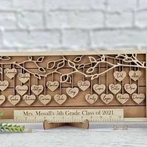 Teacher Appreciation Gift Personalized Teacher Gift Teacher Thank You Teacher Keepsake Gift for Teacher Pre School Teacher Gift image 2